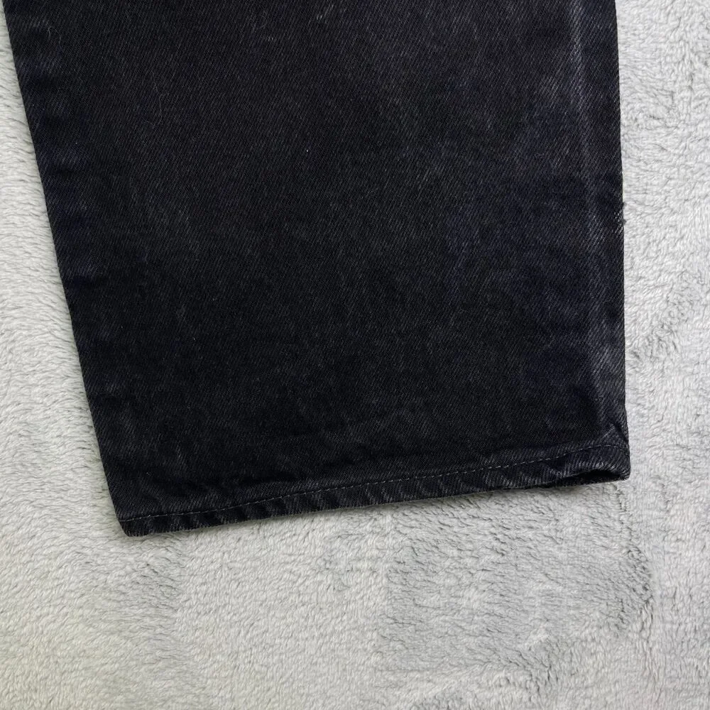 Levi's 501 Original‎ Fit Jeans Mens 38x30 Black Denim Cotton High-Rise Straight